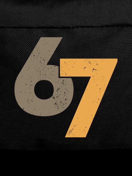 67 im Retro-Stil