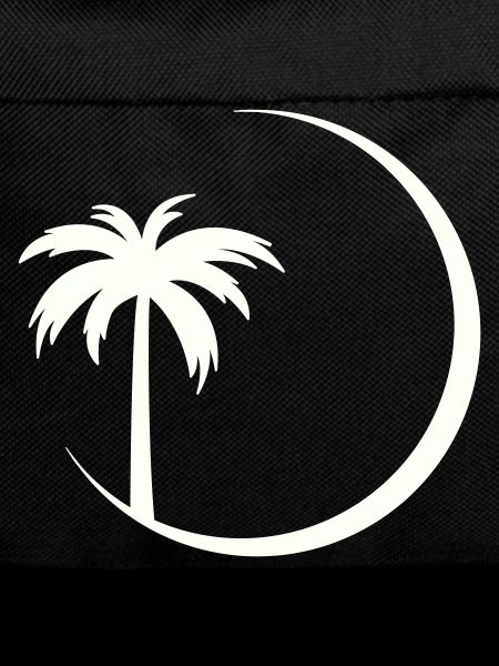Palm Circle Silhouette