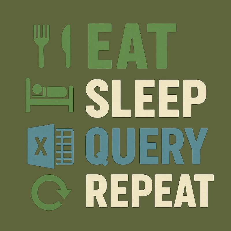 Eat Sleep Query Repeat