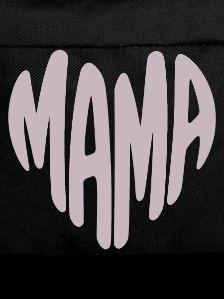 Mom Heart Typography