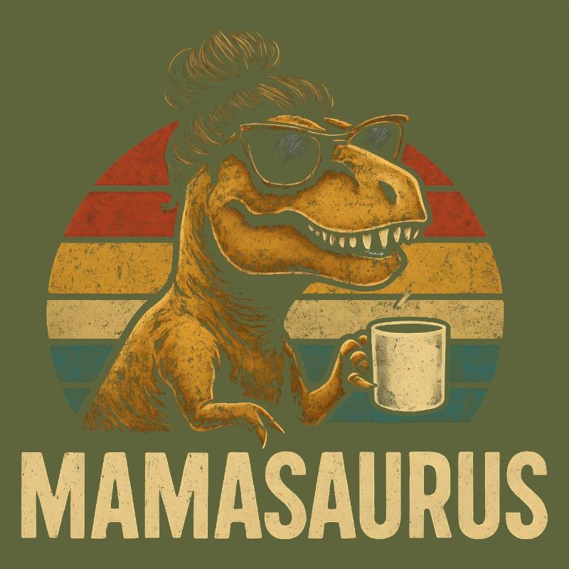 Mamasaurus Mama Mutter Geschenkidee Humor Lustig