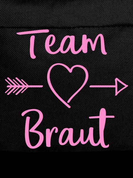 Team Bride Heart Arrow Design