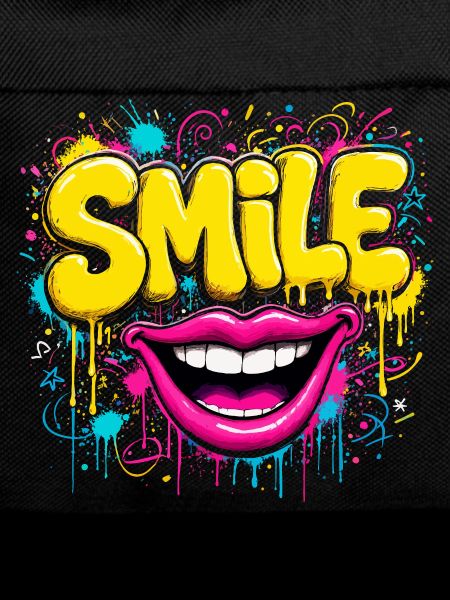 Vibrant Graffiti Smile