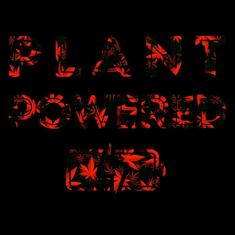 Plant Powered - red