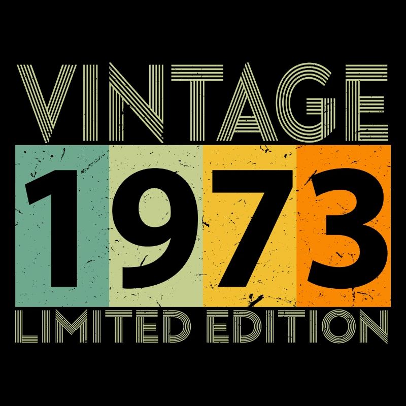 1973 Naissance Vintage Geburtstg Retro