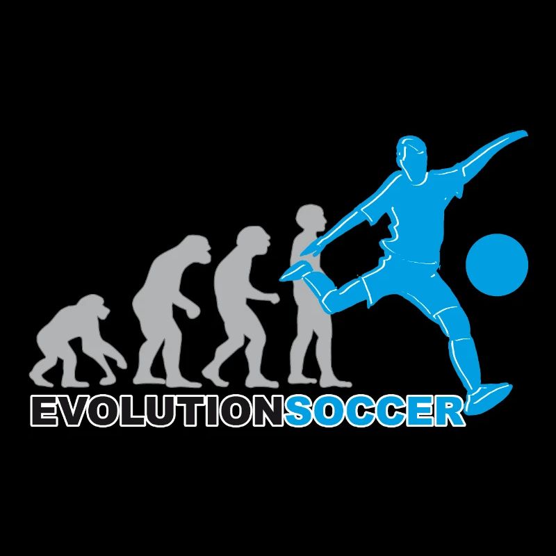 Football, soccer player, soccer, evolution