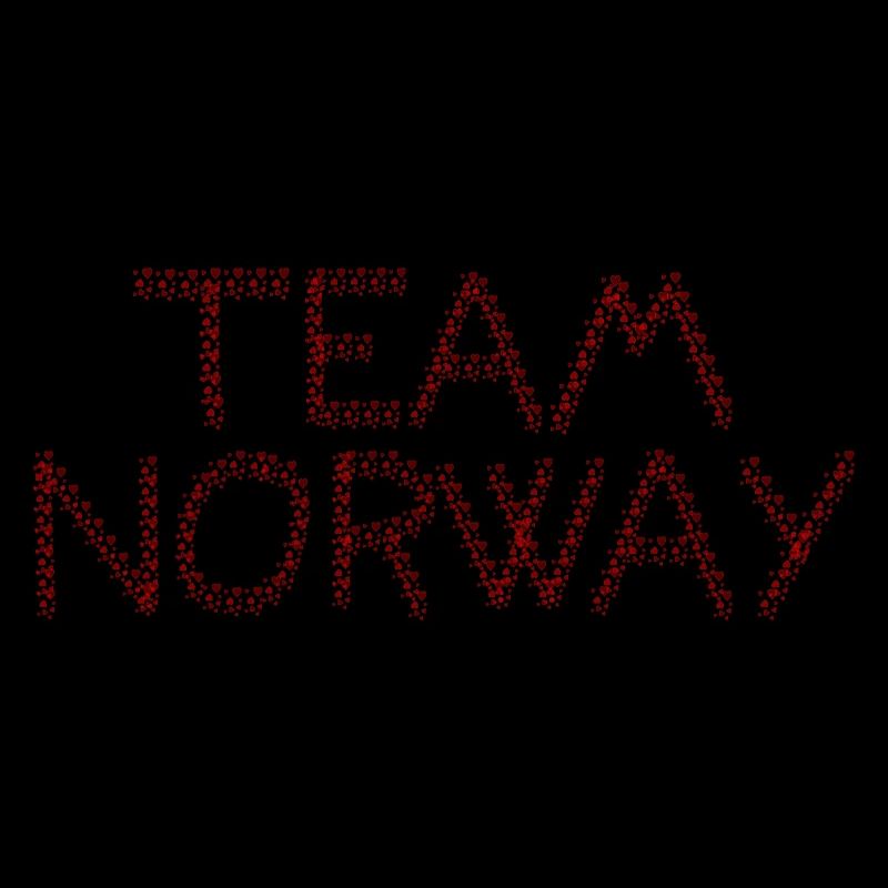 Team Norway in heart