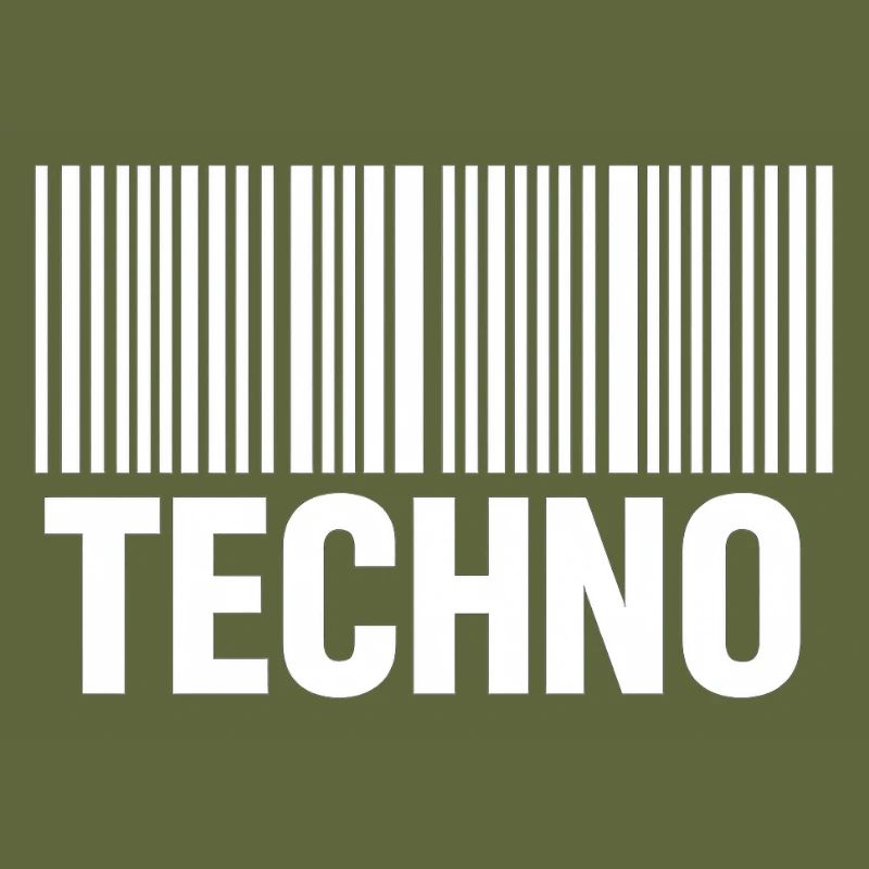 Techno Barcode Muster