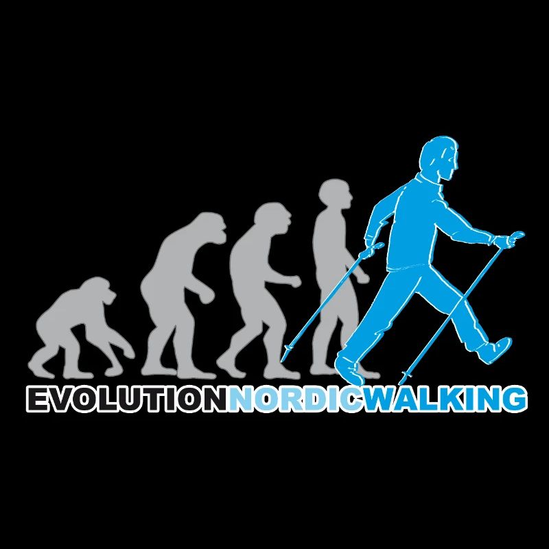 Evolution, nordicwalking, walking, hiking