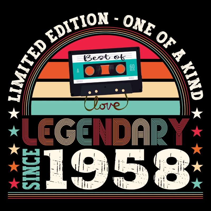 Legend 1958 62nd Birthday Gift Men