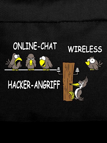 Online Chat wireless Hacker Angriff