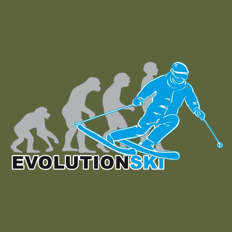 evolution ski, skiing, skiing, ski slope