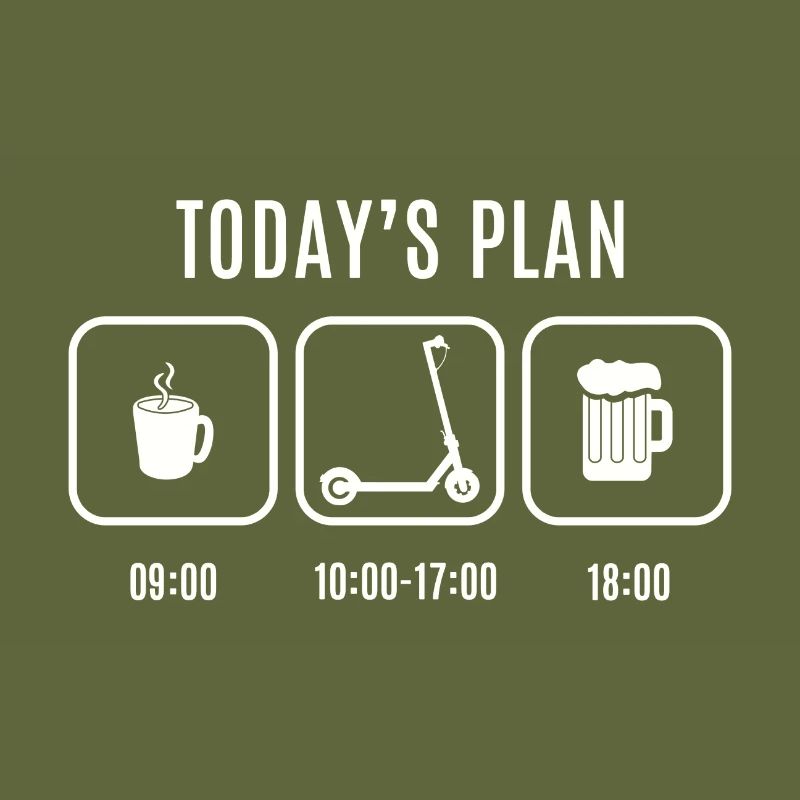 Plan Für Heute E-Scooter I E-Roller City-Roller