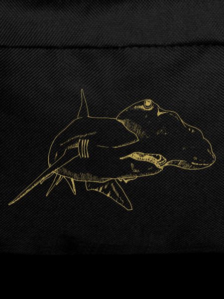Illustrated designs with hammerhead shark