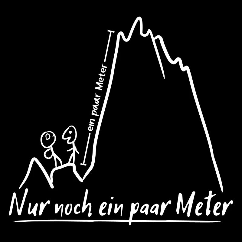 Berge, Bergsteiger - Nur noch ein paar Meter