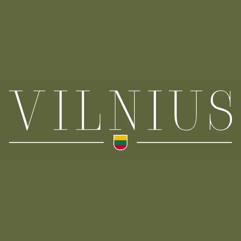 Vilnius, Lithuania Style Design T-Shirt