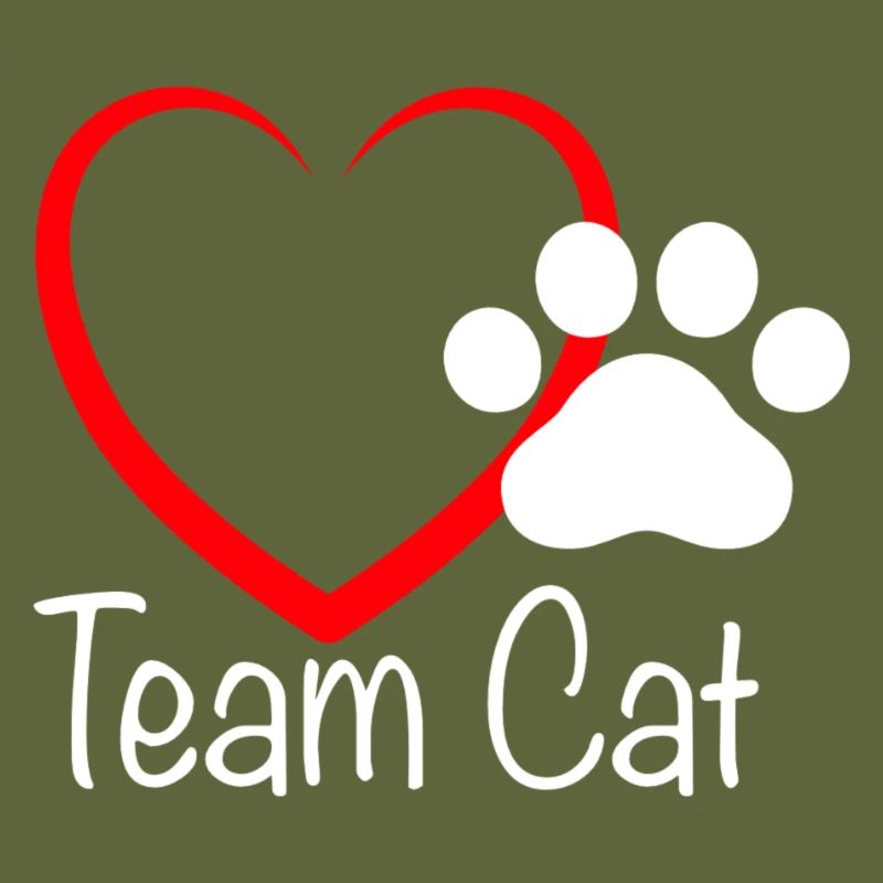 Team Cat mit Herzchen