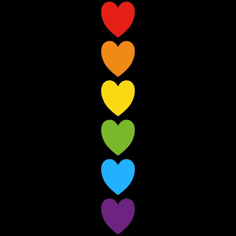 Pride Regenbogenherzen