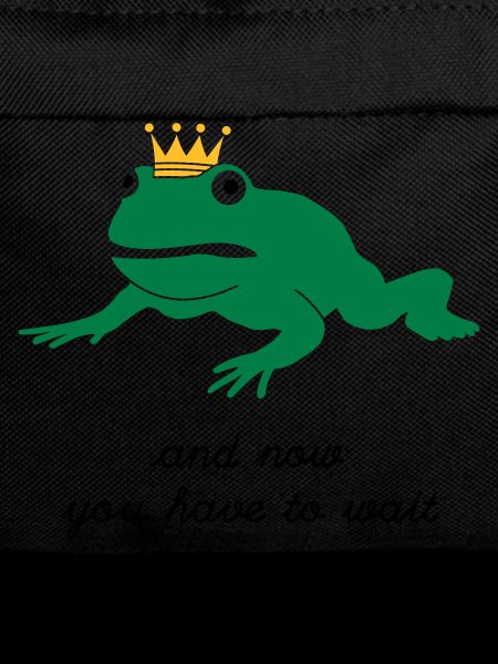 grumpy frog prince - waiting