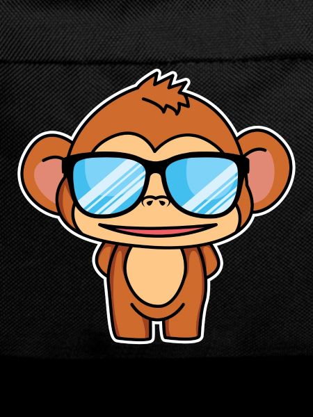 Clever little monkey - design