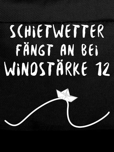 Schietwetter Welle Boot