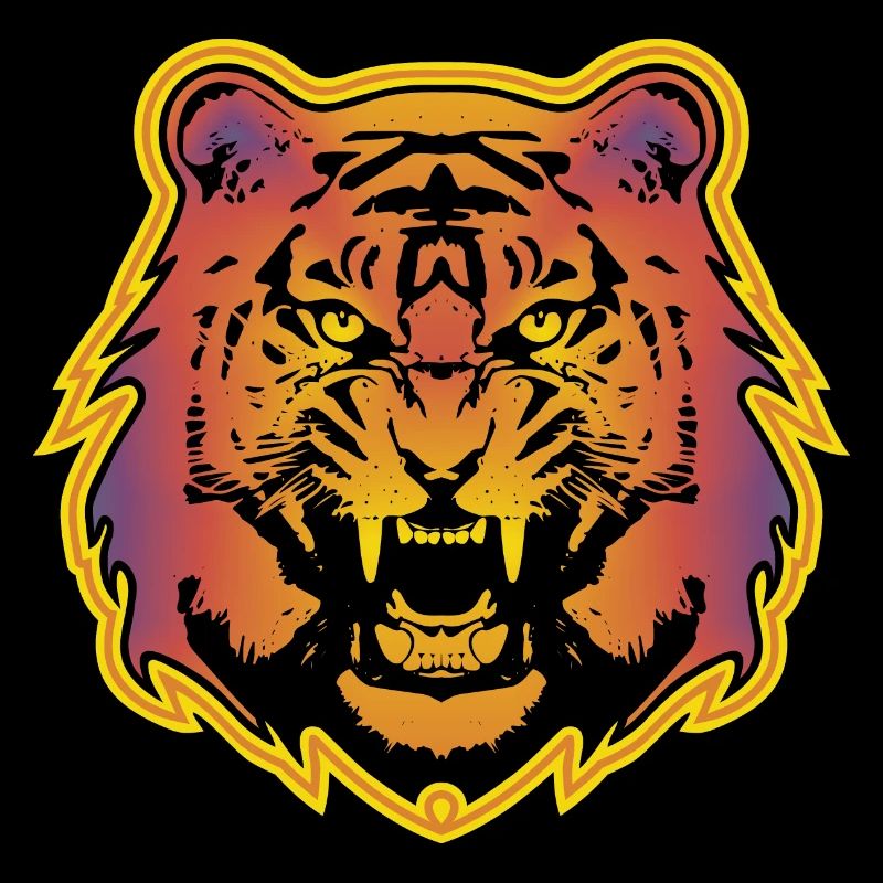 Colorful tiger - 2