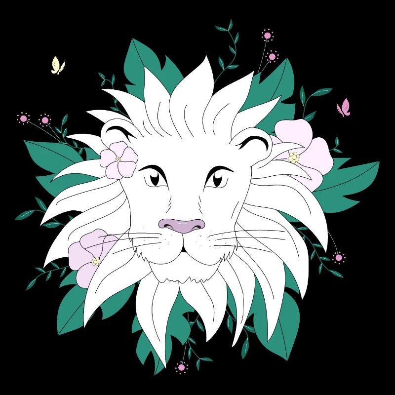 Botanical Lion