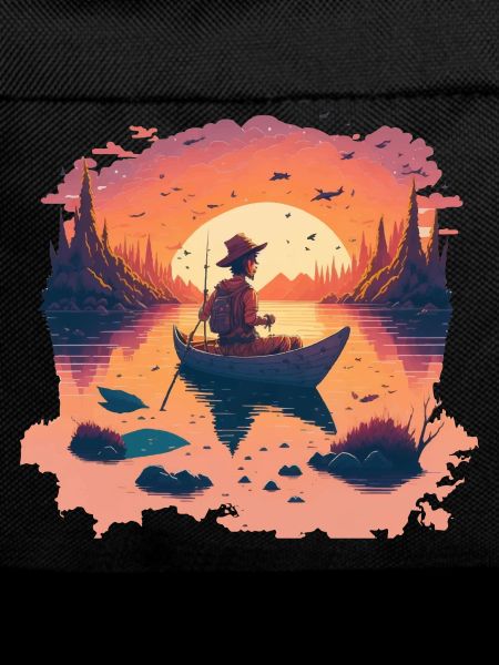Fishermen in autumn