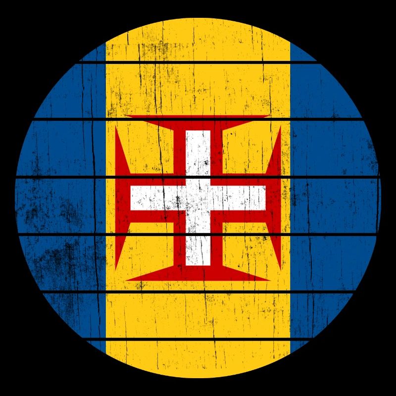 Drapeau rétro de Madère