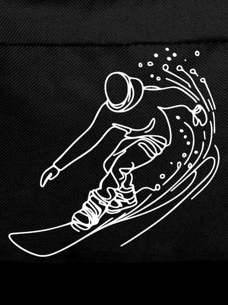 Snowboarder Drawing