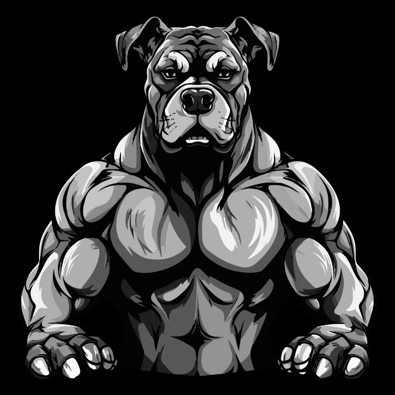 Dog Muscles Workout Gym