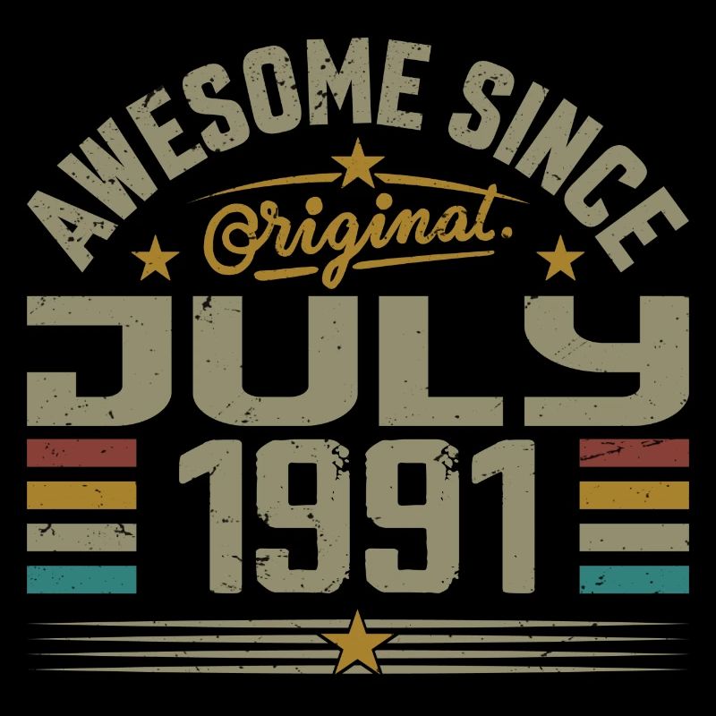 Baujahr Juli 1991 | Geschenk Juli 1991