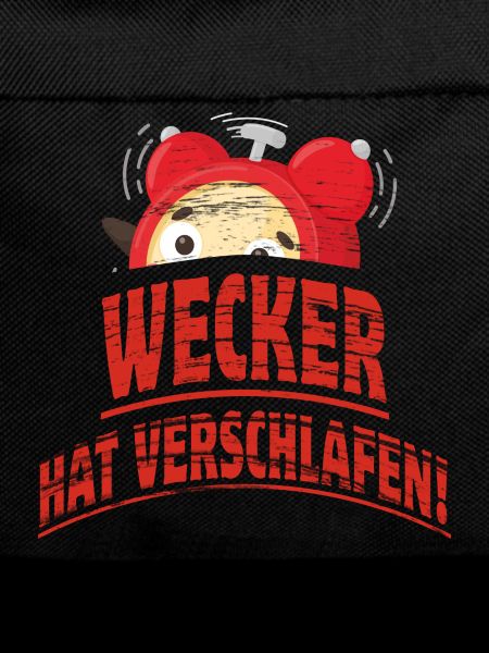 Wecker hat verschlafen