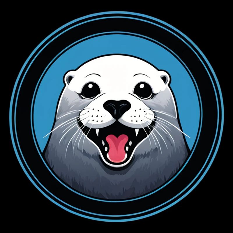 Cheerful seal