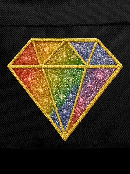 Rainbow Glitter Diamond Patch