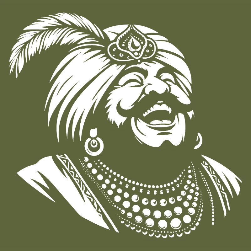 Lachender Ali Baba Design