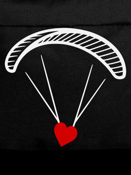 Paraglider - Paraglider with heart - Valentine's Day
