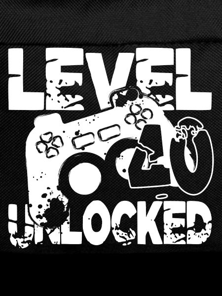 Level 40 Controller Grafik schwarz weiss