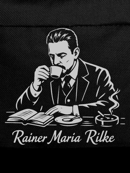 Rilke Cafe Poet Portrait