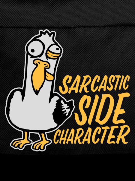 Crazy Seagull Sarcastic Side Character Funny