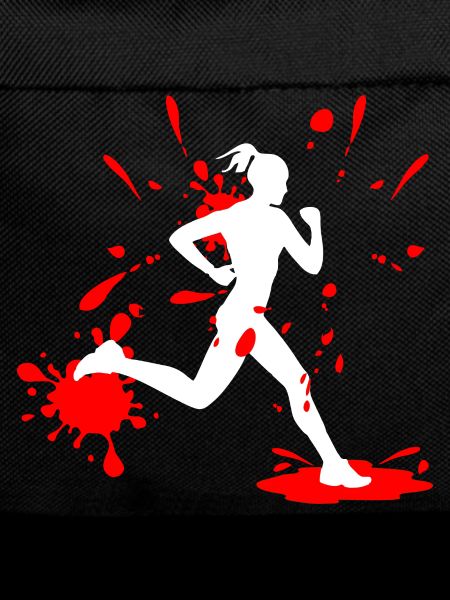 Mud Run Woman – Custom Splash Runner