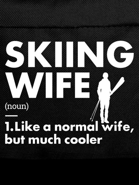 Sport Wife Skiing