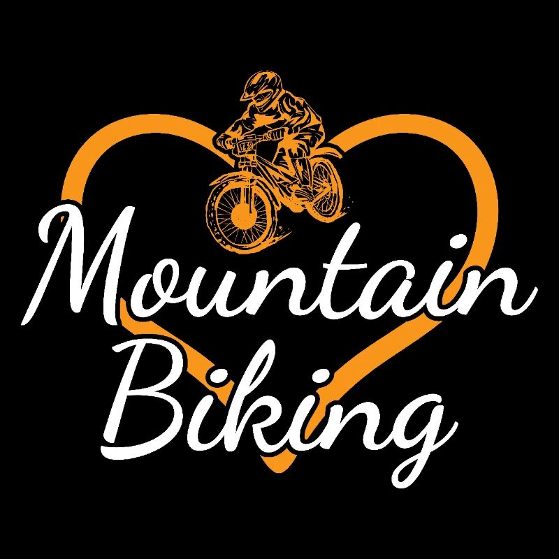 Biker Heart Mountain Biking