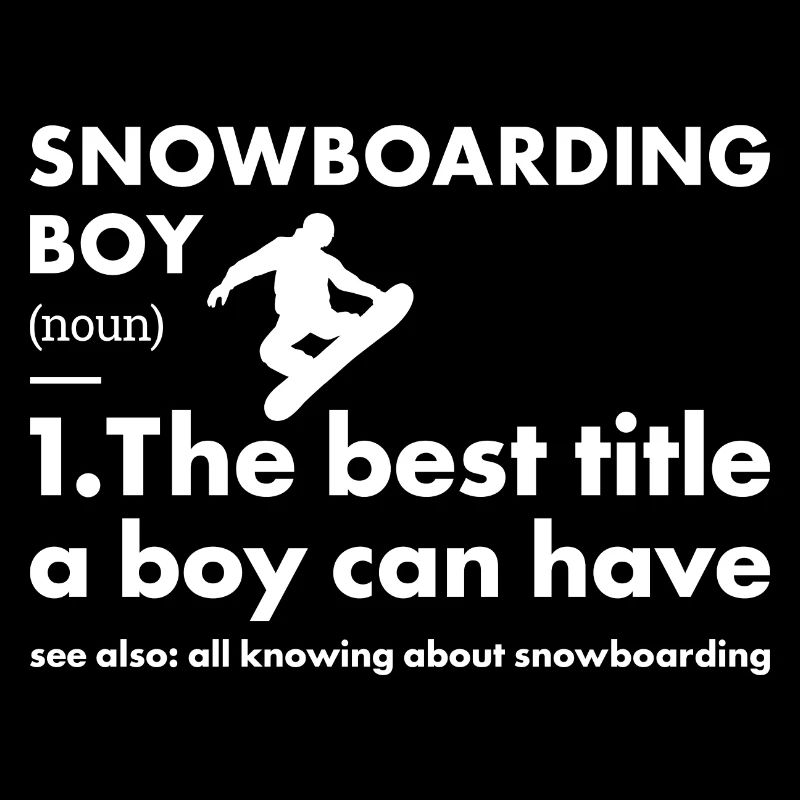 Sport Boy Snowboarding