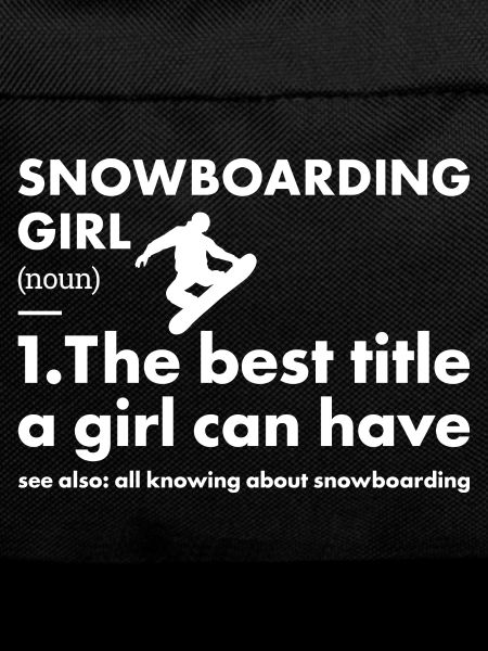 Sport Girl Snowboarding