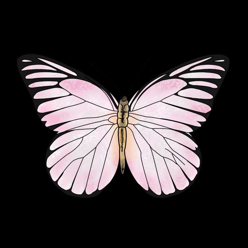 Papillon, rose