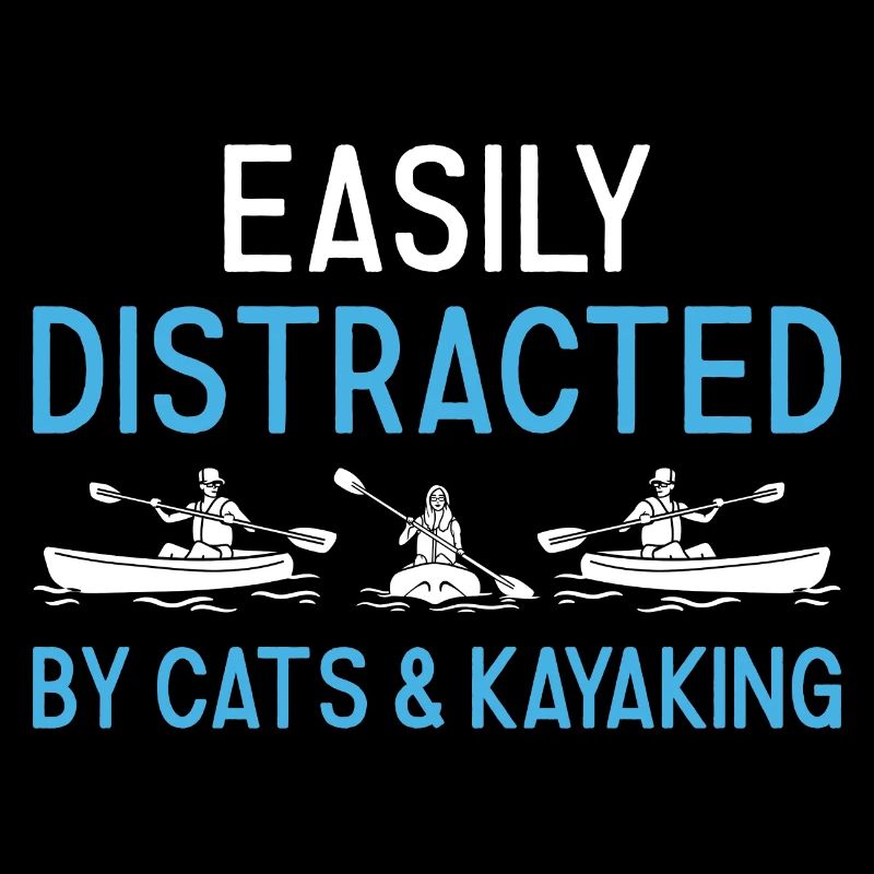 Kayaker Easily Distracted By Cats And Kayaking