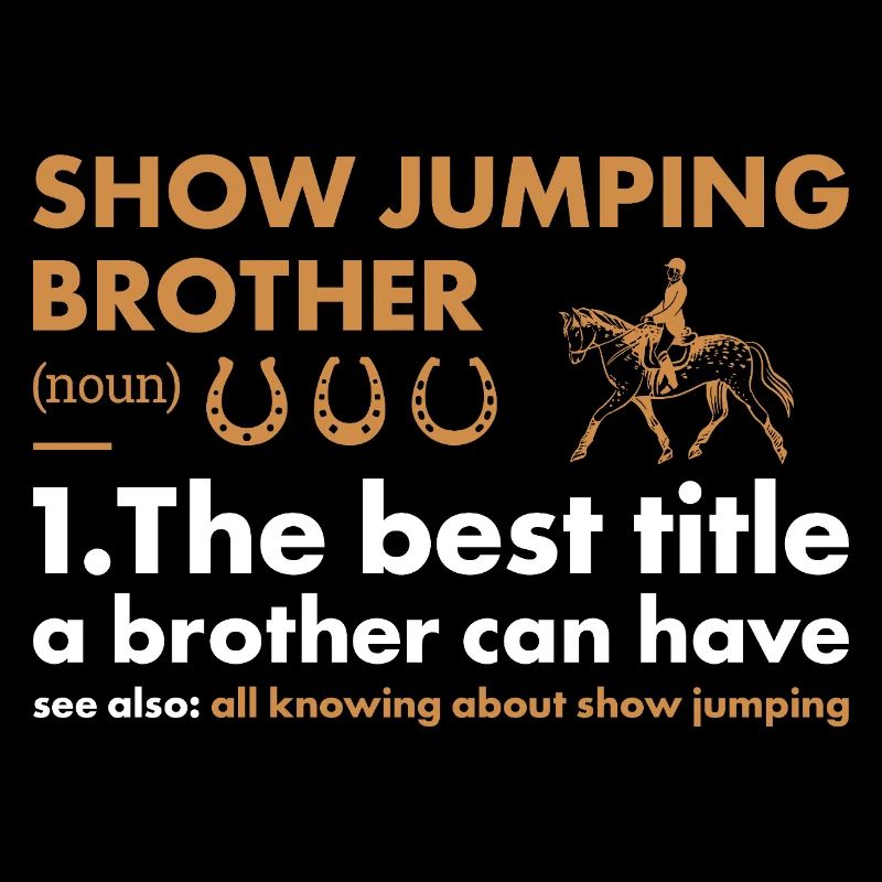 Jumper Brother Définition Saut d’obstacles