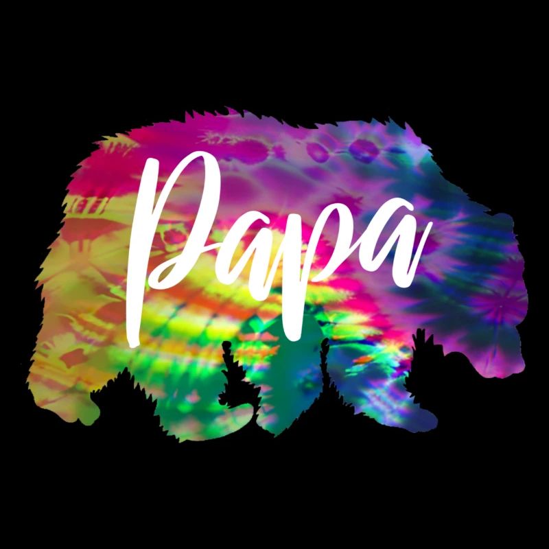 Bear Papa Batik Tie Dye