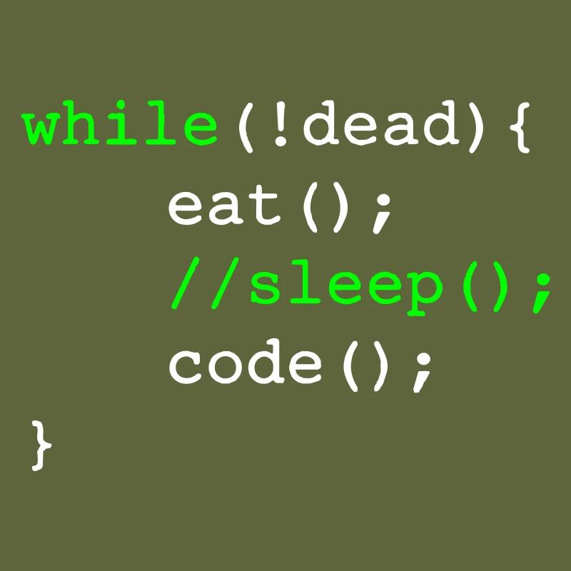 Pendant que vous êtes mort - répétez le code du sommeil si vous le codez